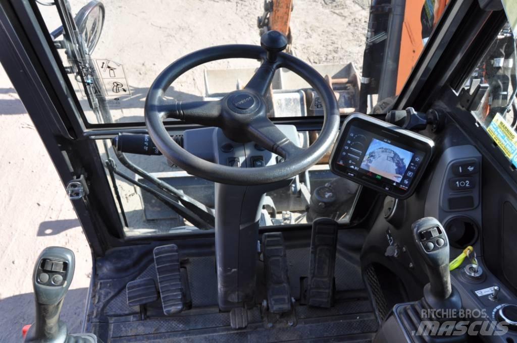 Doosan DX 100-7 ホイール式油圧ショベル（パワーショベル・ユンボ・バックホー）
