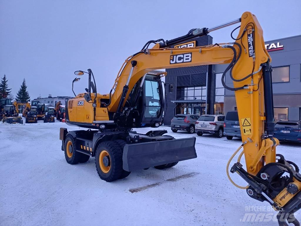 JCB JS 145 W ホイール式油圧ショベル（パワーショベル・ユンボ・バックホー）