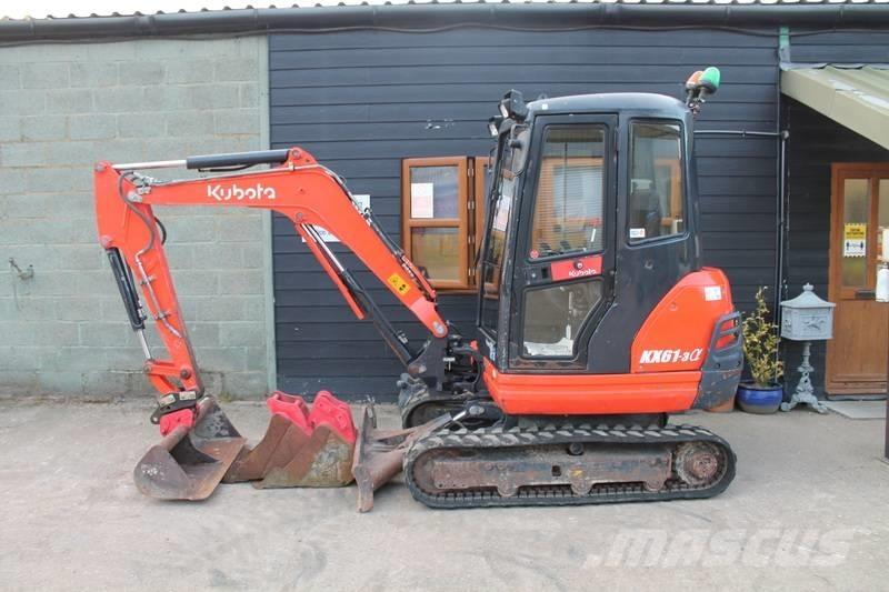 Kubota KX 61-3 ミニ油圧ショベル 7t以下（ミニユンボ・ミニディガー）