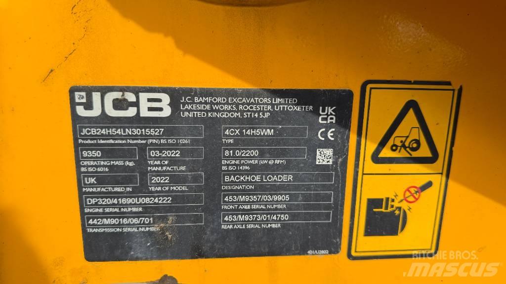 JCB 4 CX Pro バックホーローダー
