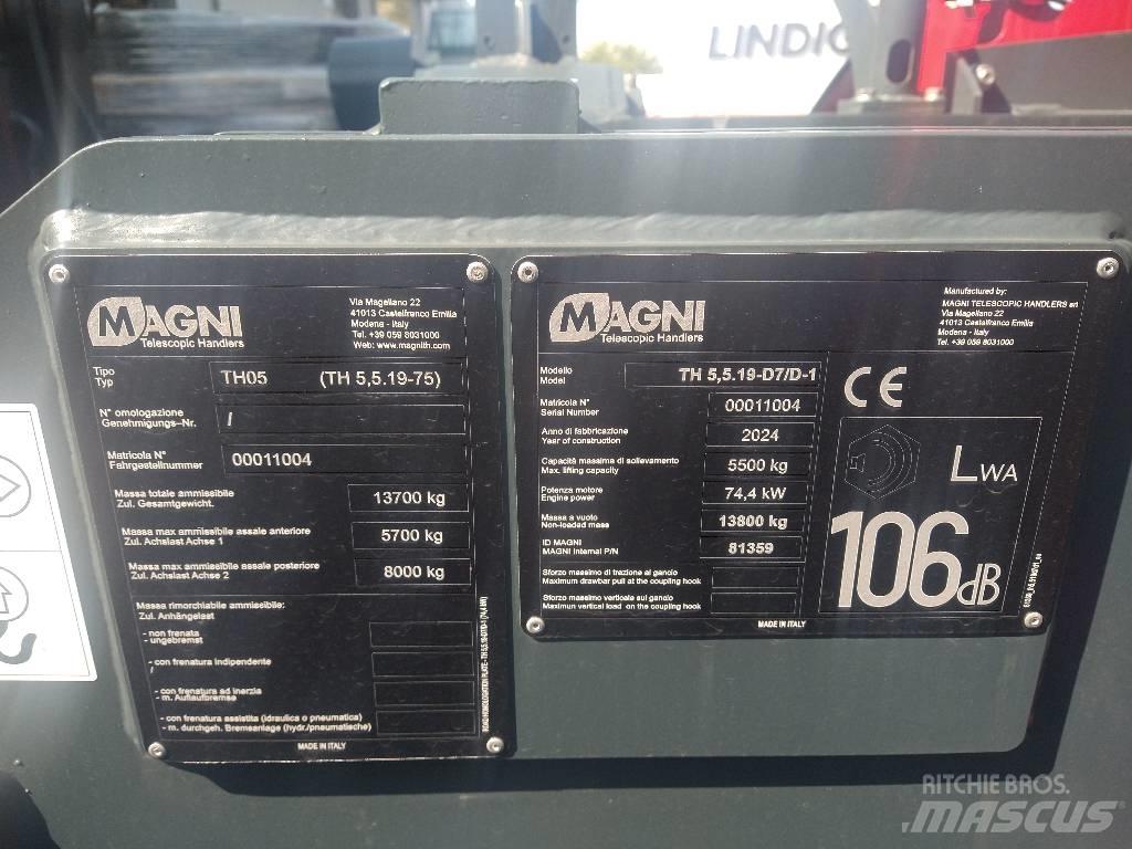 Magni TH 5.5 19 P テレスコーピックハンドラー