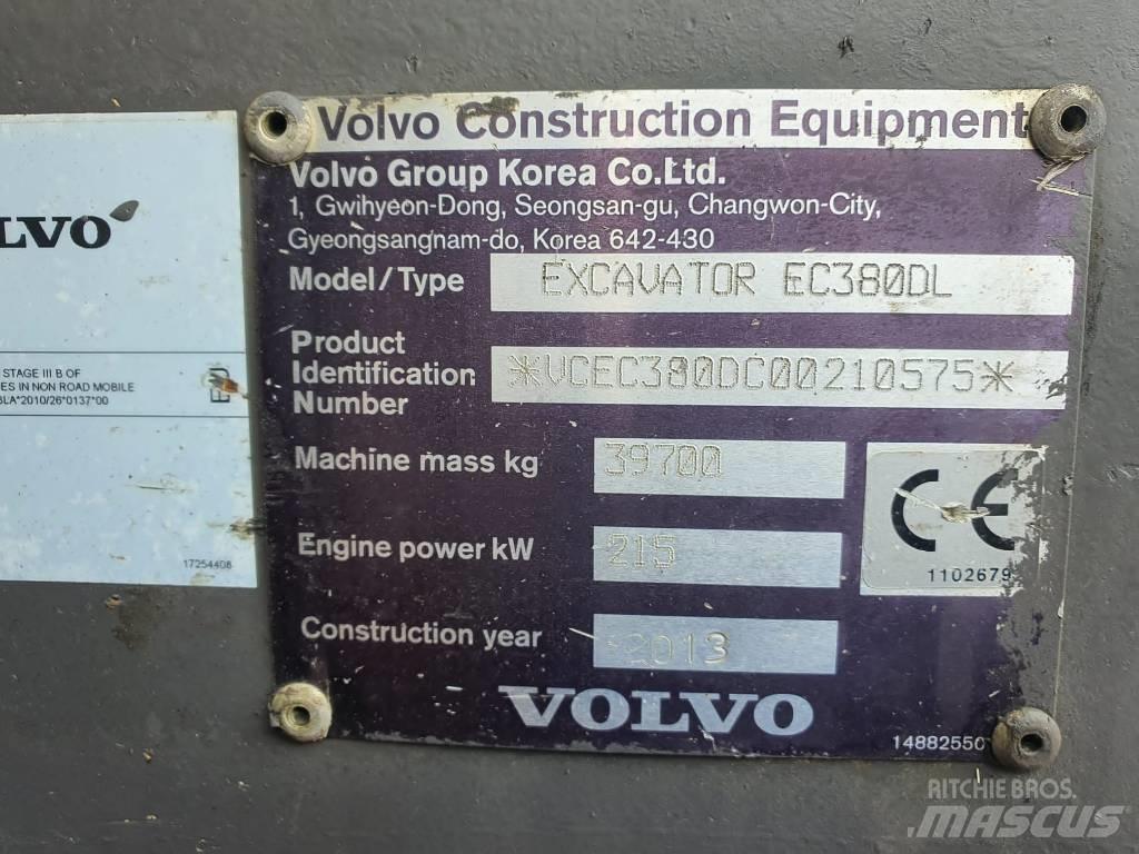 Volvo EC 380 D L 大型油圧ショベル12t以上（パワーショベル・ユンボ）