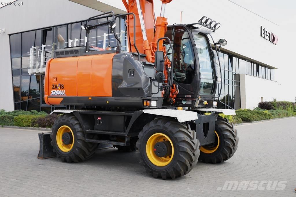 Hitachi ZX 170 W-6 ホイール式油圧ショベル（パワーショベル・ユンボ・バックホー）