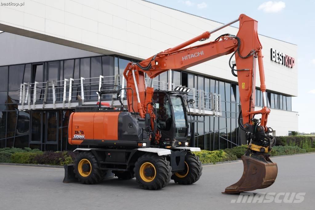 Hitachi ZX 170 W-6 ホイール式油圧ショベル（パワーショベル・ユンボ・バックホー）