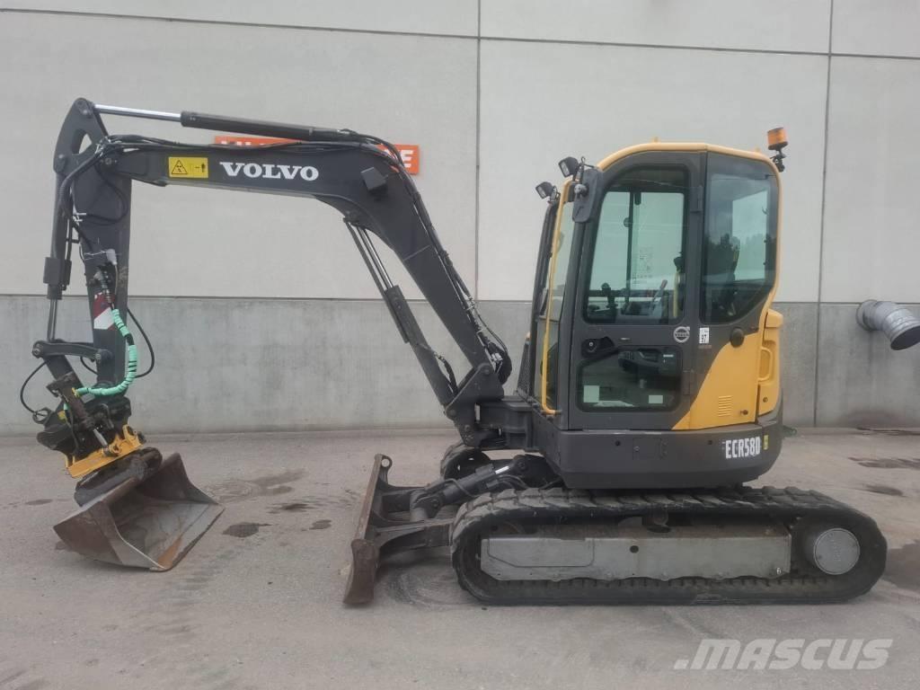 Volvo ECR 58 D ミニ油圧ショベル 7t以下（ミニユンボ・ミニディガー）