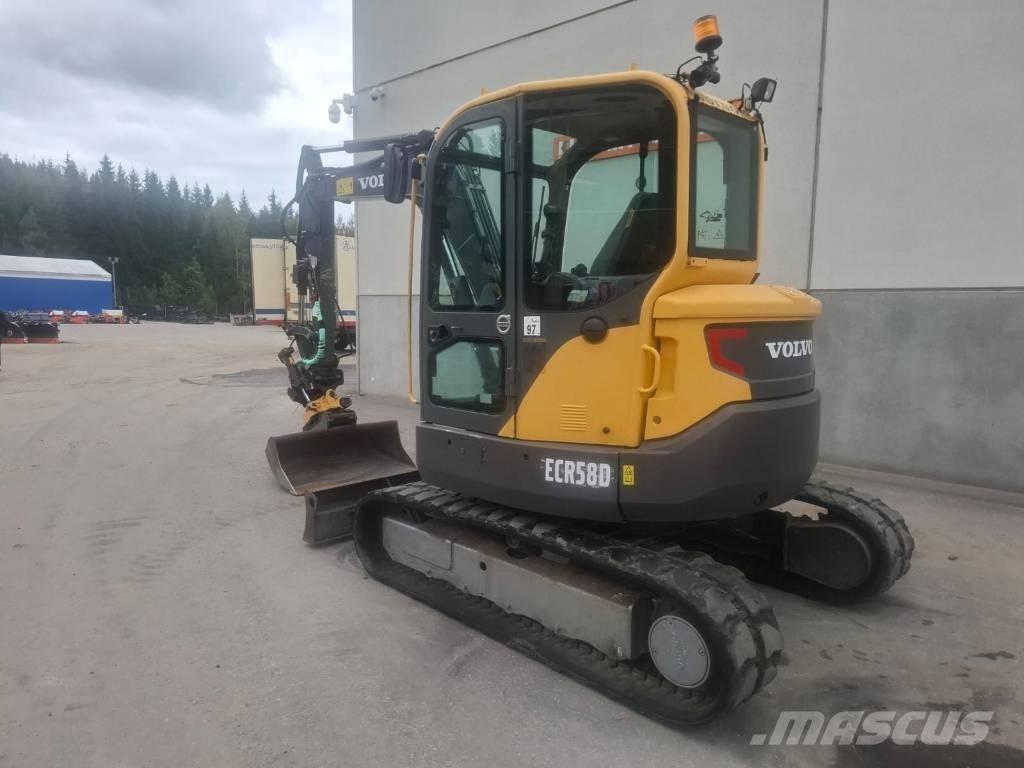 Volvo ECR 58 D ミニ油圧ショベル 7t以下（ミニユンボ・ミニディガー）