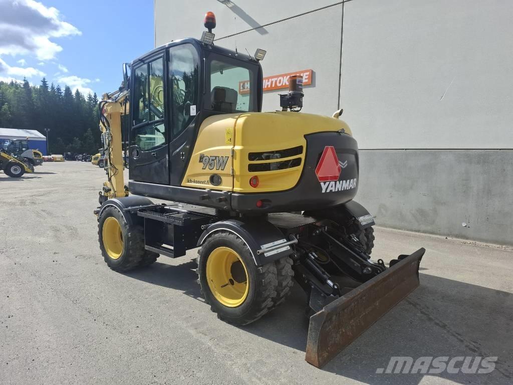 Yanmar B 95 W ホイール式油圧ショベル（パワーショベル・ユンボ・バックホー）
