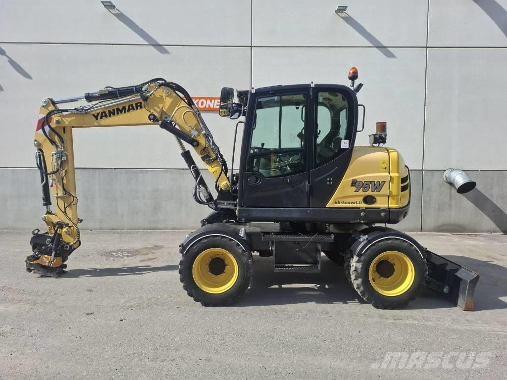 Yanmar B 95 W ホイール式油圧ショベル（パワーショベル・ユンボ・バックホー）