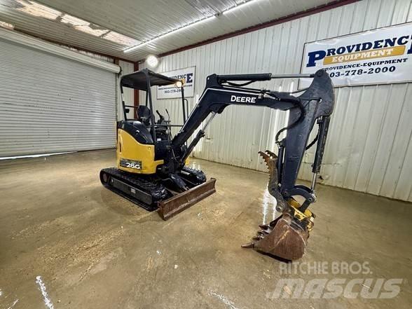 John Deere 26G ミニ油圧ショベル 7t以下（ミニユンボ・ミニディガー）
