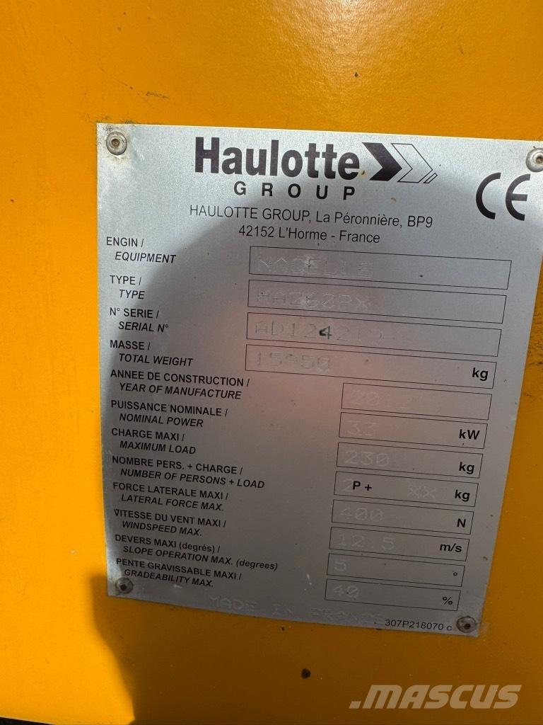 Haulotte HA 260 PX ブームリフト　屈伸型