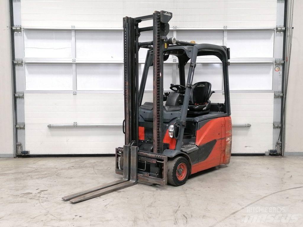 Linde E16H-02 バッテリーフォークリフト