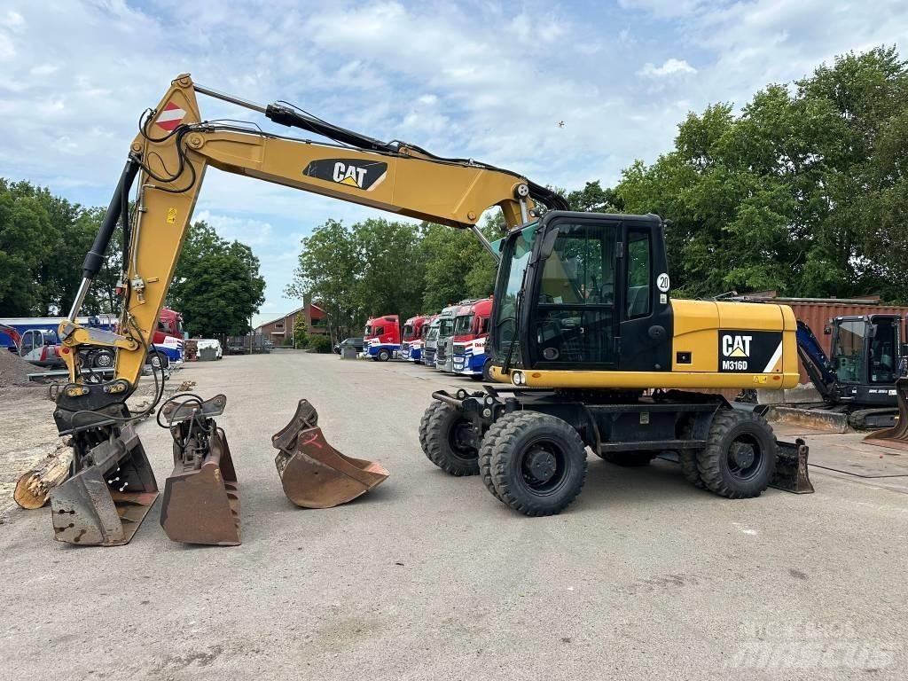 CAT M 316 D ホイール式油圧ショベル（パワーショベル・ユンボ・バックホー）