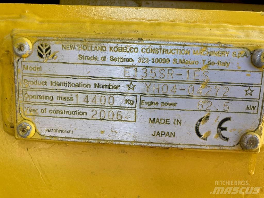 New Holland E 135 SR 中型油圧ショベル 7ｔ-12ｔ（ユンボ・パワーショベル・バックホー）
