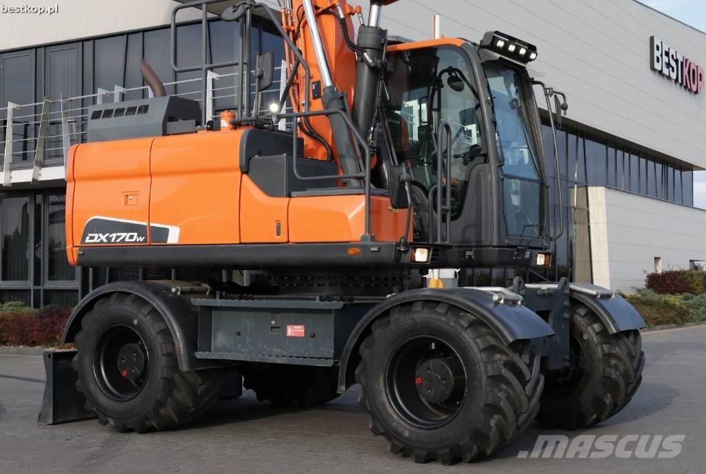 Doosan DX170W-5 ホイール式油圧ショベル（パワーショベル・ユンボ・バックホー）