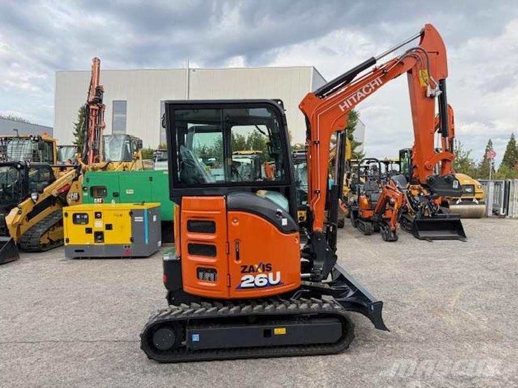 Hitachi ZX26 U-6 ミニ油圧ショベル 7t以下（ミニユンボ・ミニディガー）