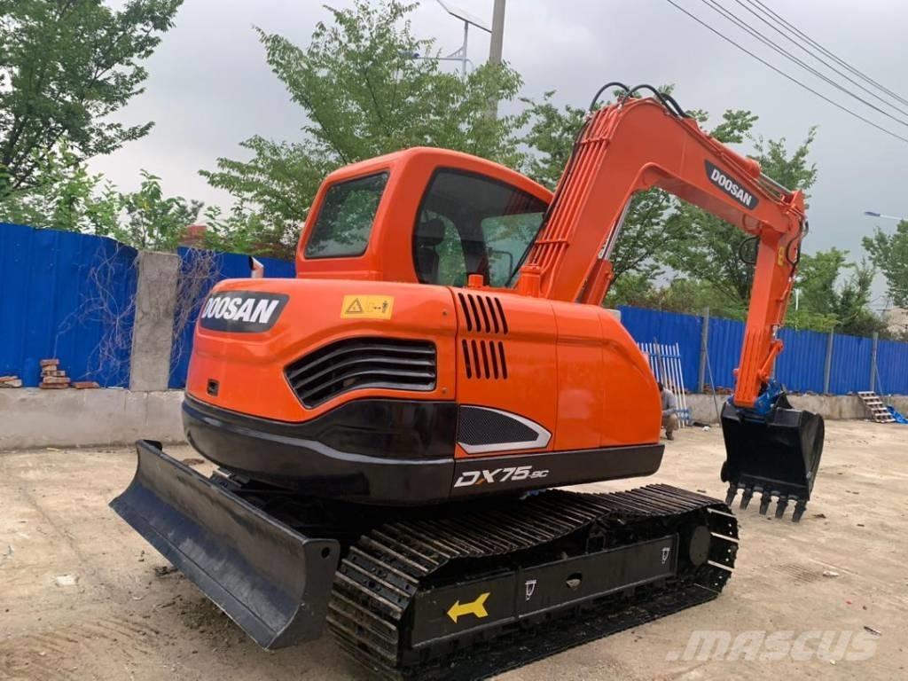 Doosan DX 75-9 C 中型油圧ショベル 7ｔ-12ｔ（ユンボ・パワーショベル・バックホー）