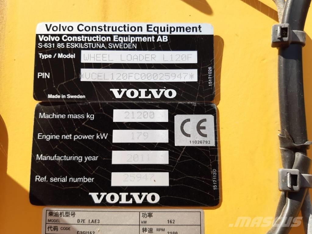 Volvo L 120 F ホイールローダー・タイヤショベル