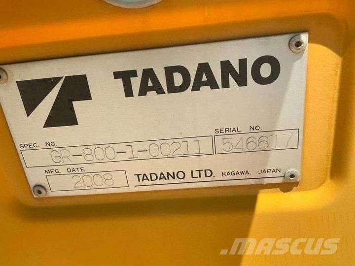 Tadano GR 800 XL-1 ラフテレーンクレーン