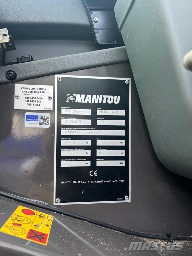 Manitou MRT 2550 テレスコーピックハンドラー