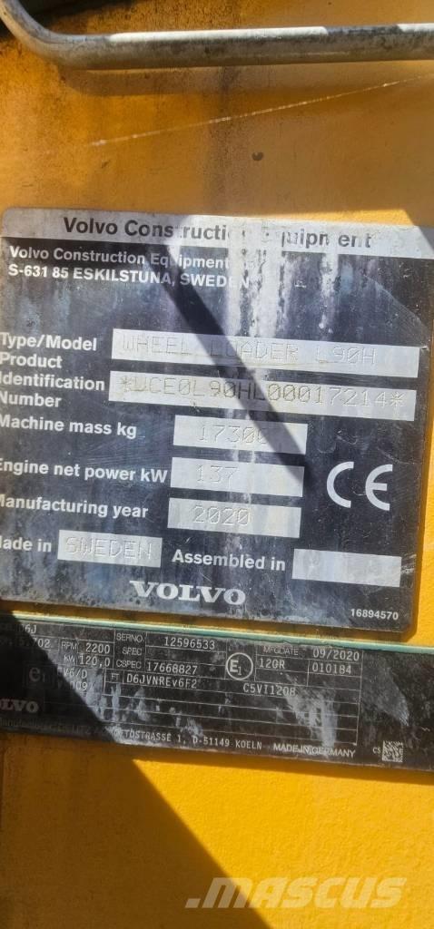Volvo L 90 H ホイールローダー・タイヤショベル