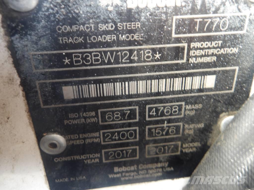 Bobcat T 770 クローラーローダー