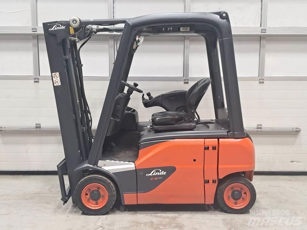 Linde E16P-02 バッテリーフォークリフト
