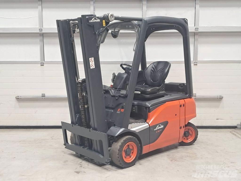 Linde E16P-02 バッテリーフォークリフト