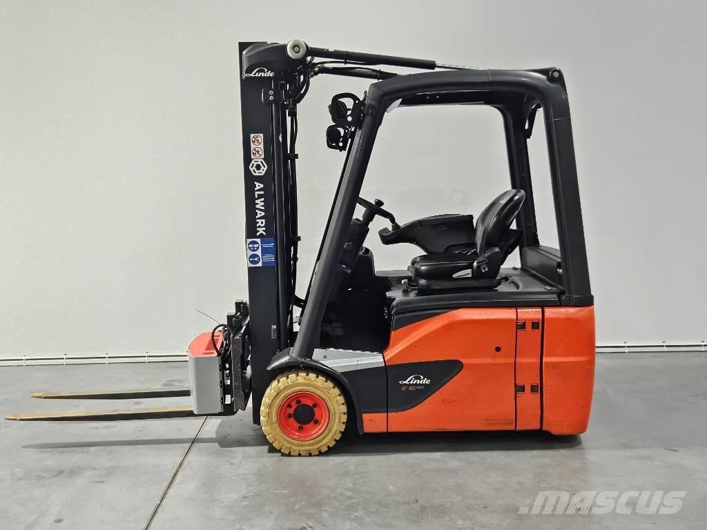 Linde E16 バッテリーフォークリフト