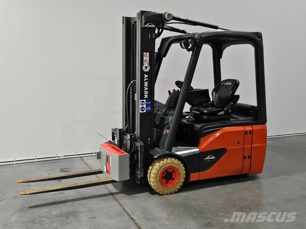 Linde E16 バッテリーフォークリフト