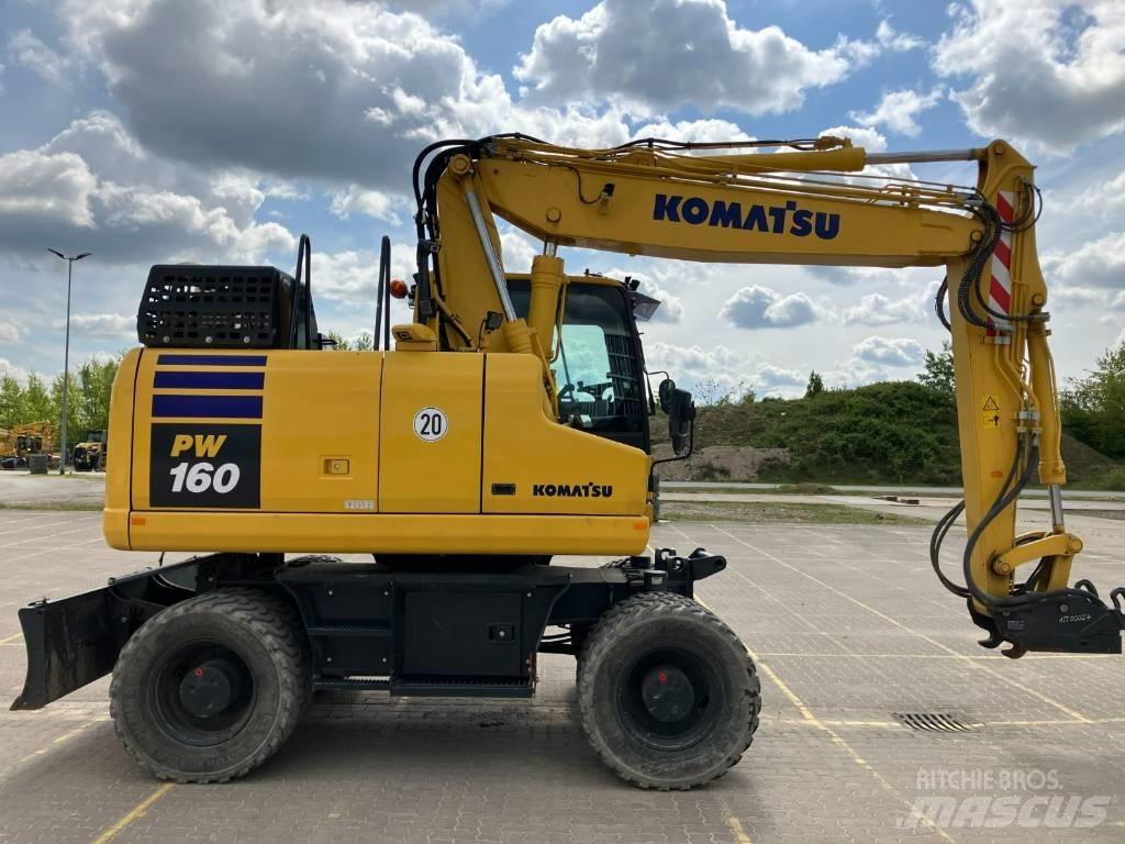 Komatsu PW 160-11 E0 ホイール式油圧ショベル（パワーショベル・ユンボ・バックホー）