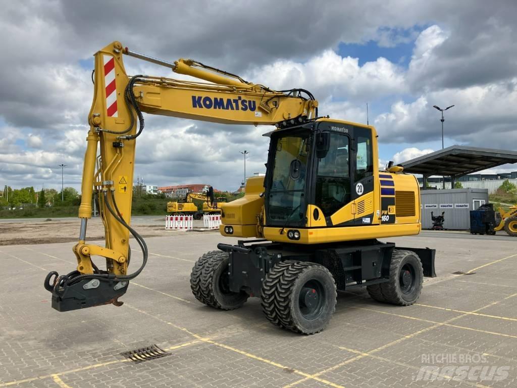 Komatsu PW 160-11 E0 ホイール式油圧ショベル（パワーショベル・ユンボ・バックホー）