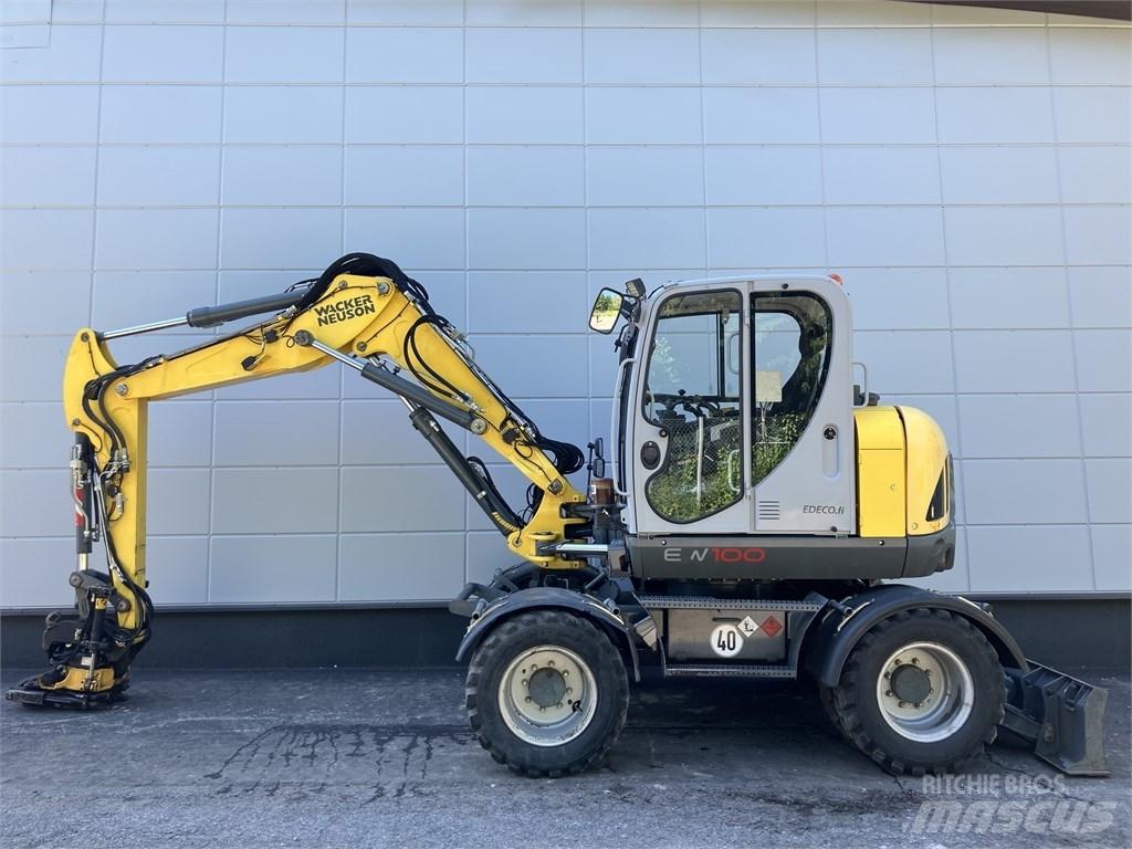 Wacker Neuson EW 100 ホイール式油圧ショベル（パワーショベル・ユンボ・バックホー）