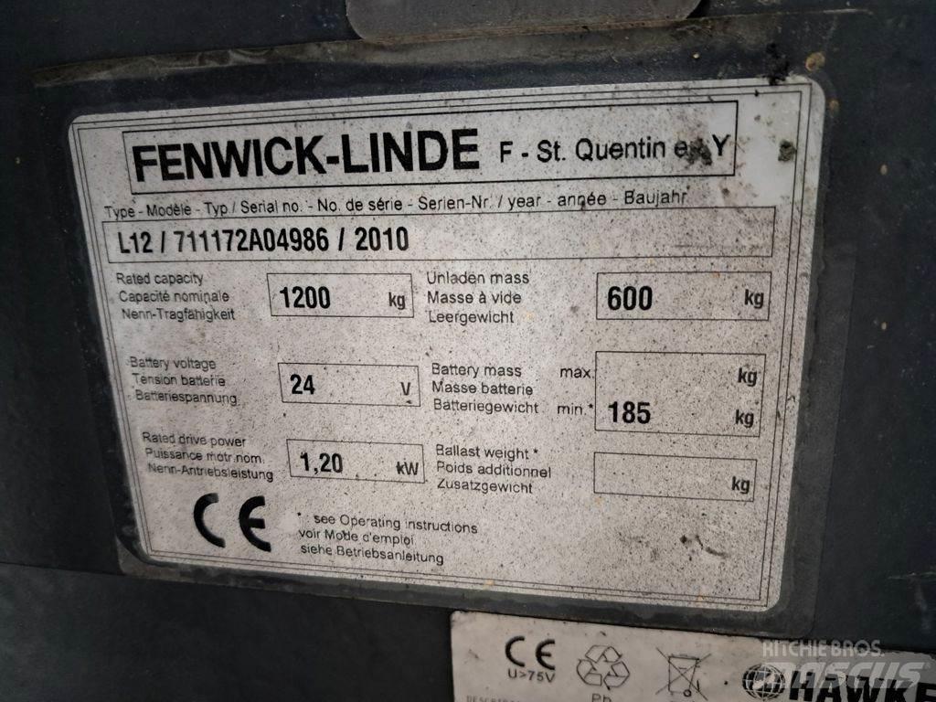 Linde L12 ウォーキンフォークリフト