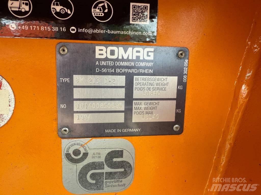 Bomag BW 213 D-2 振動ローラ