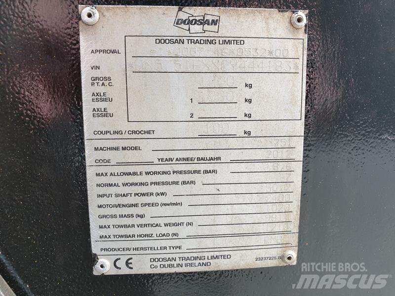 Doosan 7 / 51 コンプレッサー