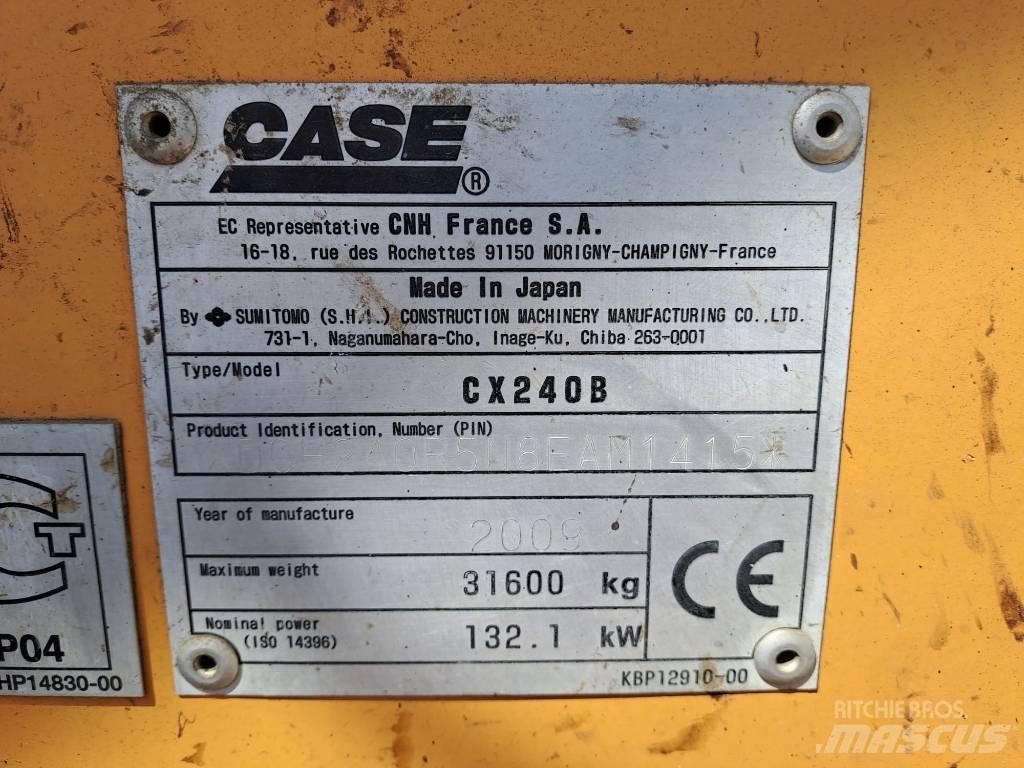 CASE CX 240 B MH 廃棄物／工業産廃処理機