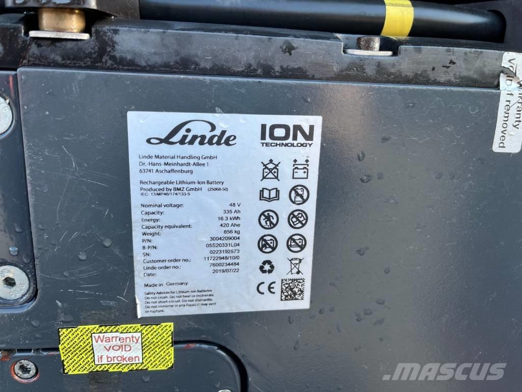Linde E 16 P Li-ION バッテリーフォークリフト