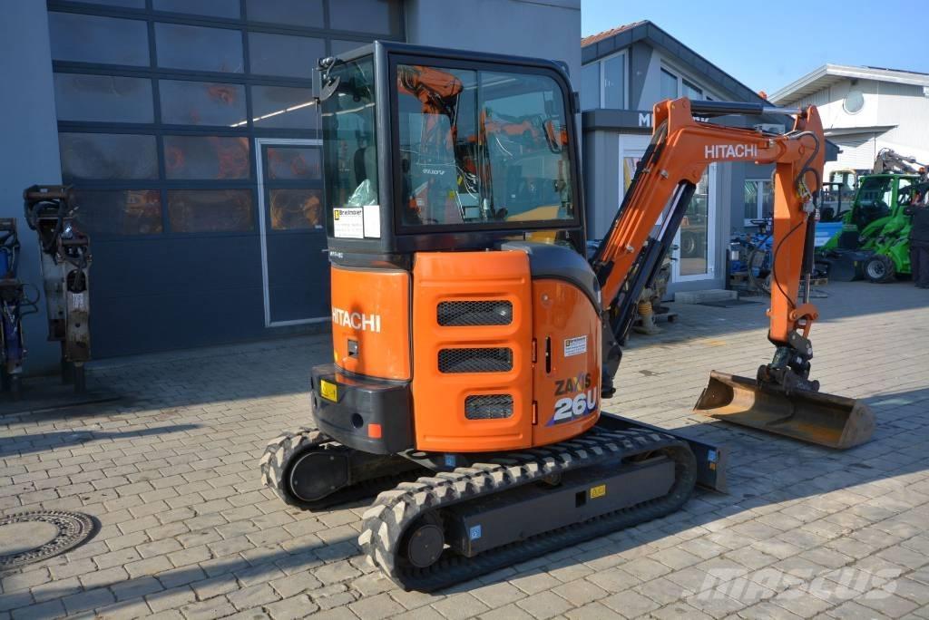 Hitachi ZX 26 U-6 ミニ油圧ショベル 7t以下（ミニユンボ・ミニディガー）