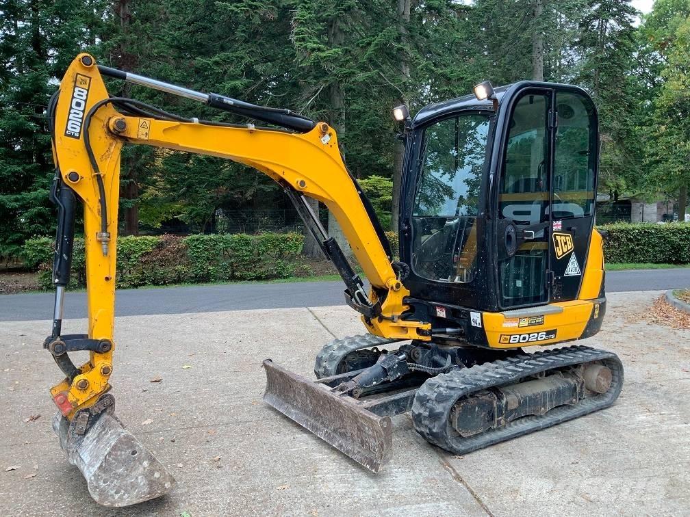 JCB 8026 CTS ミニ油圧ショベル 7t以下（ミニユンボ・ミニディガー）
