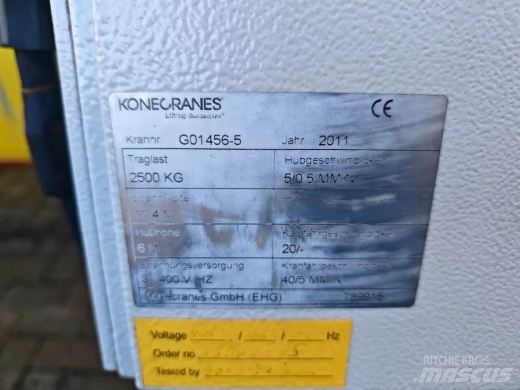 Konecranes 2.5 Ton オーバーヘッド、ガントリークレーン