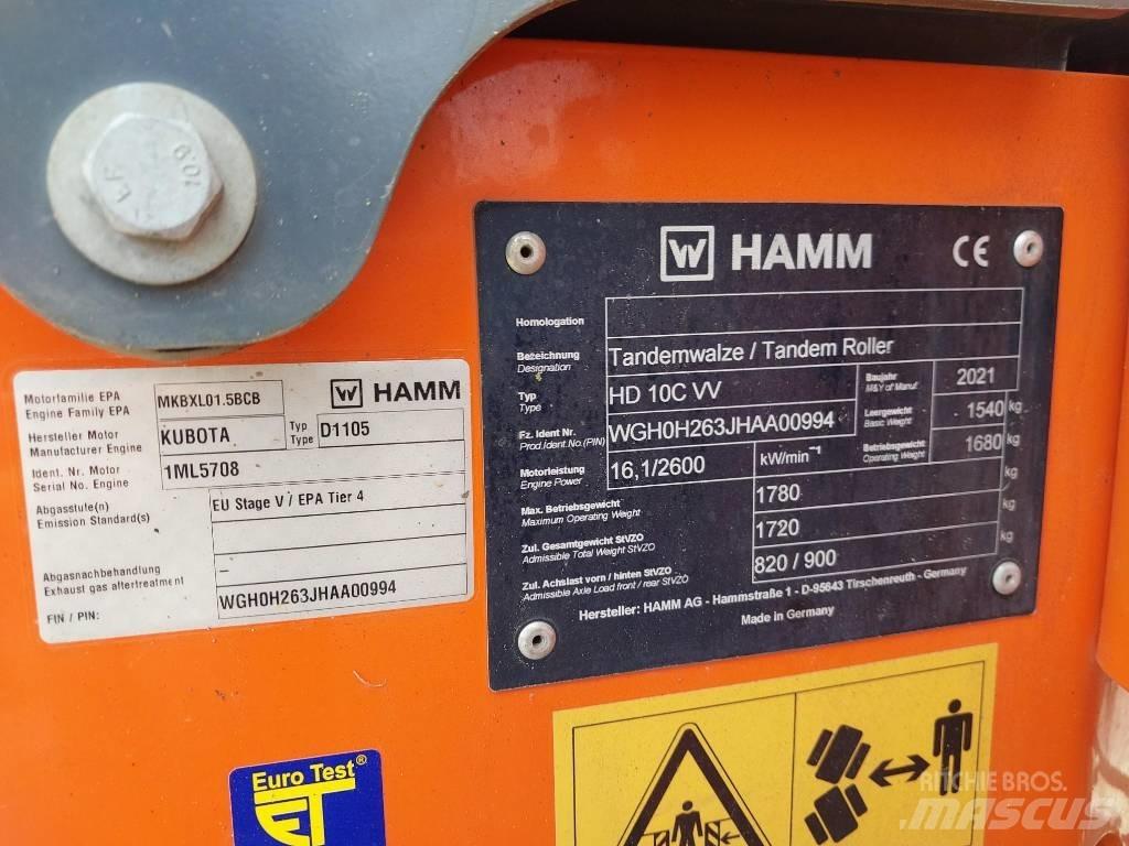 Hamm HD 10 C VV プレートコンパクター