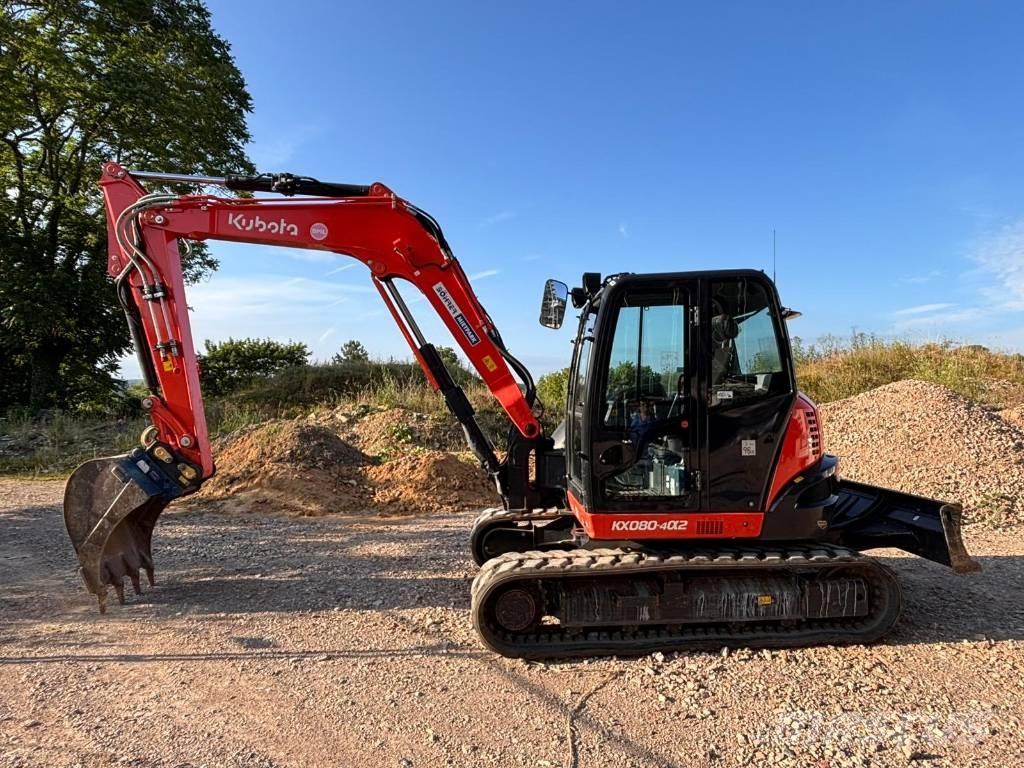 Kubota KX 080-4 ミニ油圧ショベル 7t以下（ミニユンボ・ミニディガー）