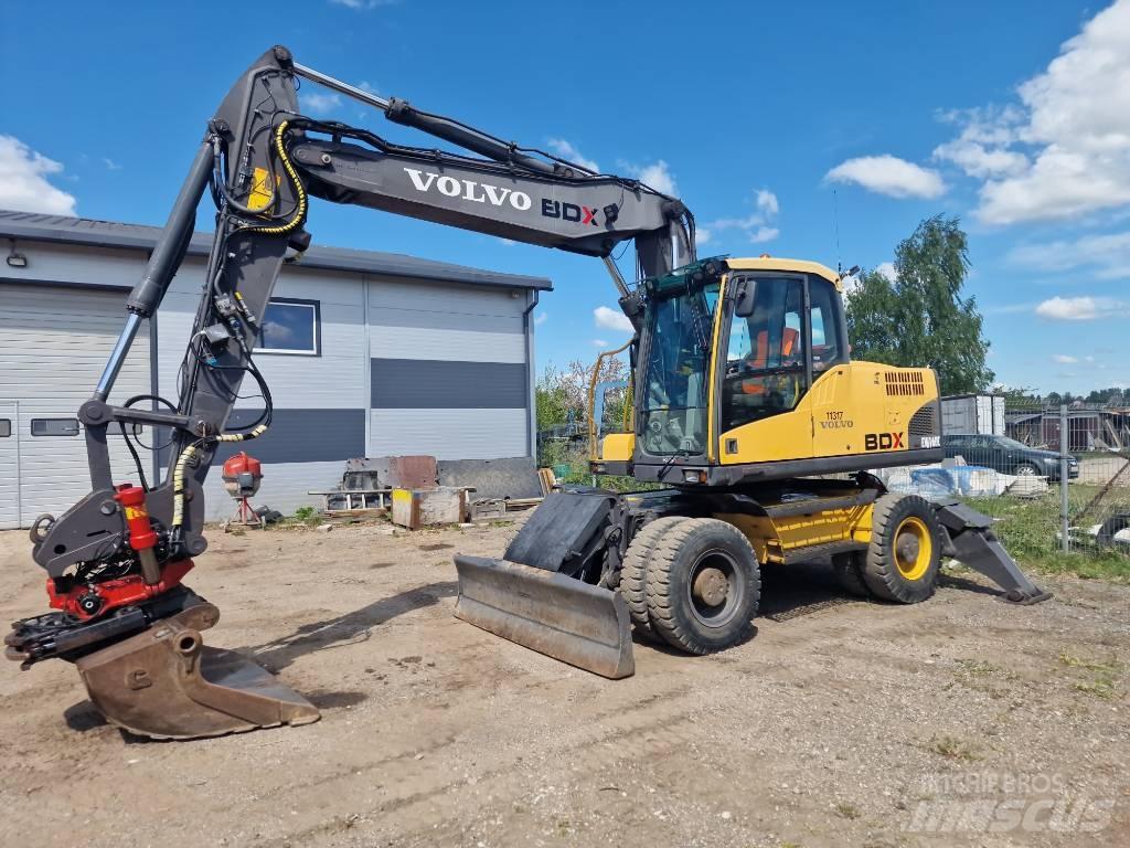 Volvo EW160C ホイール式油圧ショベル（パワーショベル・ユンボ・バックホー）