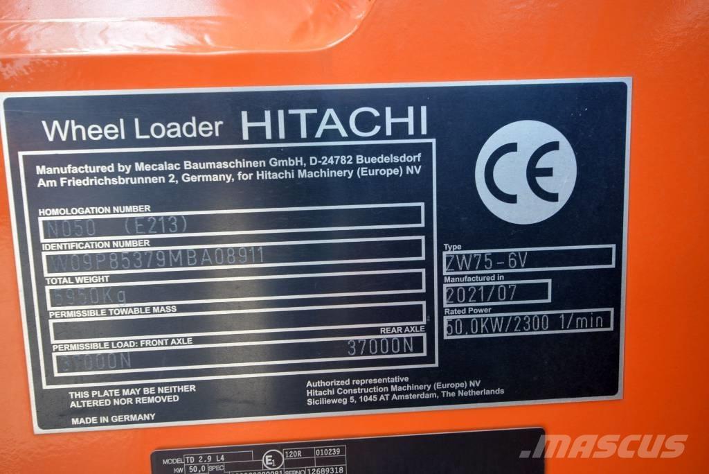 Hitachi ZW 75-6 ホイールローダー・タイヤショベル