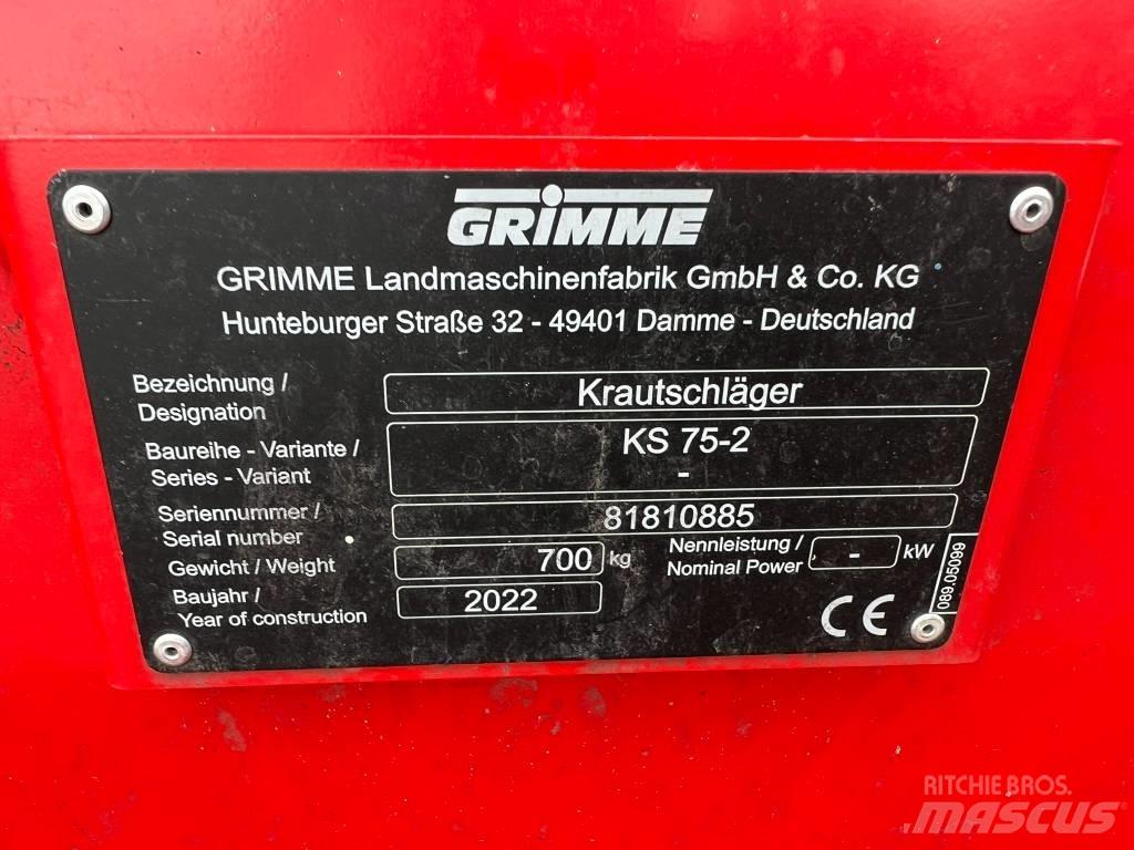 Grimme KS 75-2 茎切断機