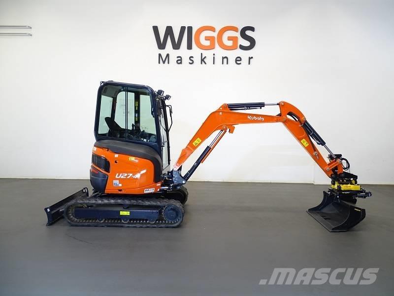Kubota U 27-4 ミニ油圧ショベル 7t以下（ミニユンボ・ミニディガー）