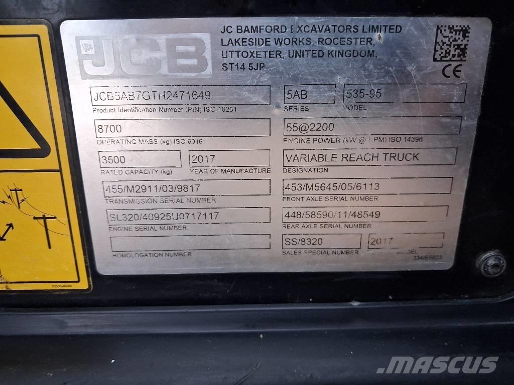 JCB 535-95 JOYSTICK テレスコーピックハンドラー