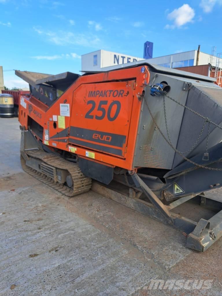 Arjes 250 Impaktor 廃棄物シュレッダー