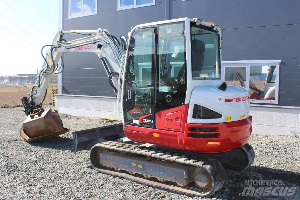 Takeuchi TB 250 ミニ油圧ショベル 7t以下（ミニユンボ・ミニディガー）