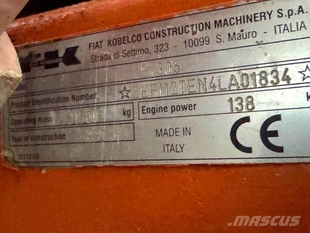 Fiat KOBELCO E305 特殊油圧ショベル